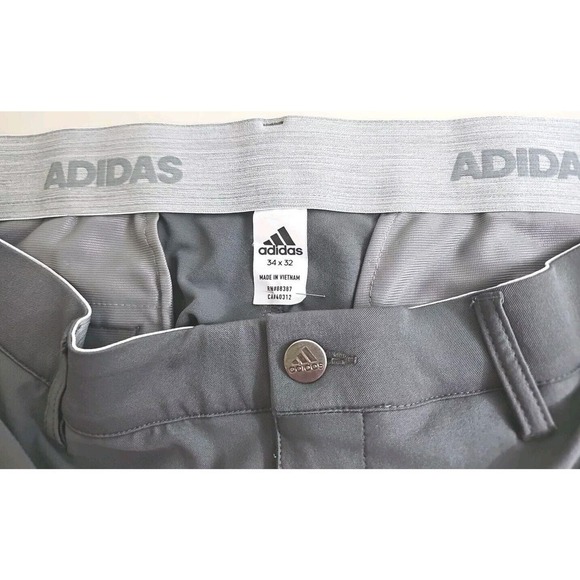 Adidas ~Men's Size 34×32~ Gray Golf Pants Stretch. - Picture 7 of 9